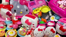 Movie for Children | Hello Kitty Unboxing Compilation (KITCHEN SETS!) Toy ASMR