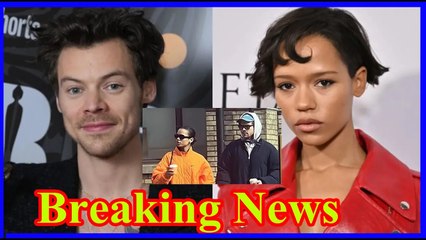 Harry Styles loose-fitting jeans Girlfriend Taylor Russell During together during a rare