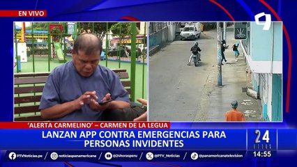 "Alerta Carmelino": Lanzan app contra emergencias para personas invidentes