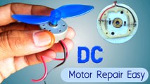 DC Motor repair easy | dc motor brush repair | how to repair dc motor