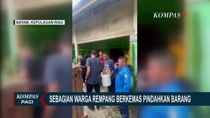 Sebagian Warga Rempang yang Bersedia Direlokasi Terlihat Mulai Berkemas