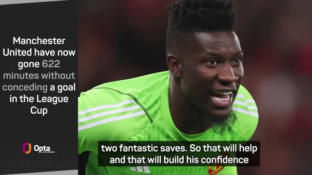 Ten Hag sees growing confidence in Onana after another clean sheet