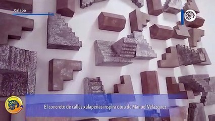 El concreto de calles xalapeñas inspira obra de Manuel Velázquez