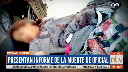Presentan informe de la muerte de oficial que perdió la vida en un operativo en Desaguadero
