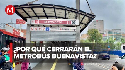 Descargar video: Metrobús de CdMx anuncia cierre en acceso de la estación Buenavista de la L1