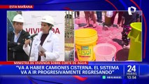 Sedapal sobre corte de agua: se abastecerán centros penitenciarios, de salud y estación de bomberos