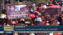 Venezuela: Ciudadanos marchan en defensa del Esequibo