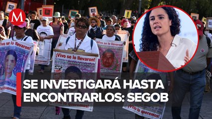 Luisa Alcalde reitera el compromiso del gobierno en el caso Ayotzinapa