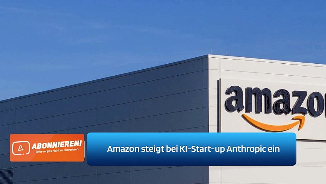 Amazon steigt bei KI-Start-up Anthropic ein
