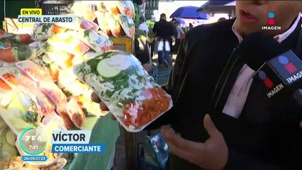 Así el precio de la verdura en charola en la Central de Abasto de la CDMX