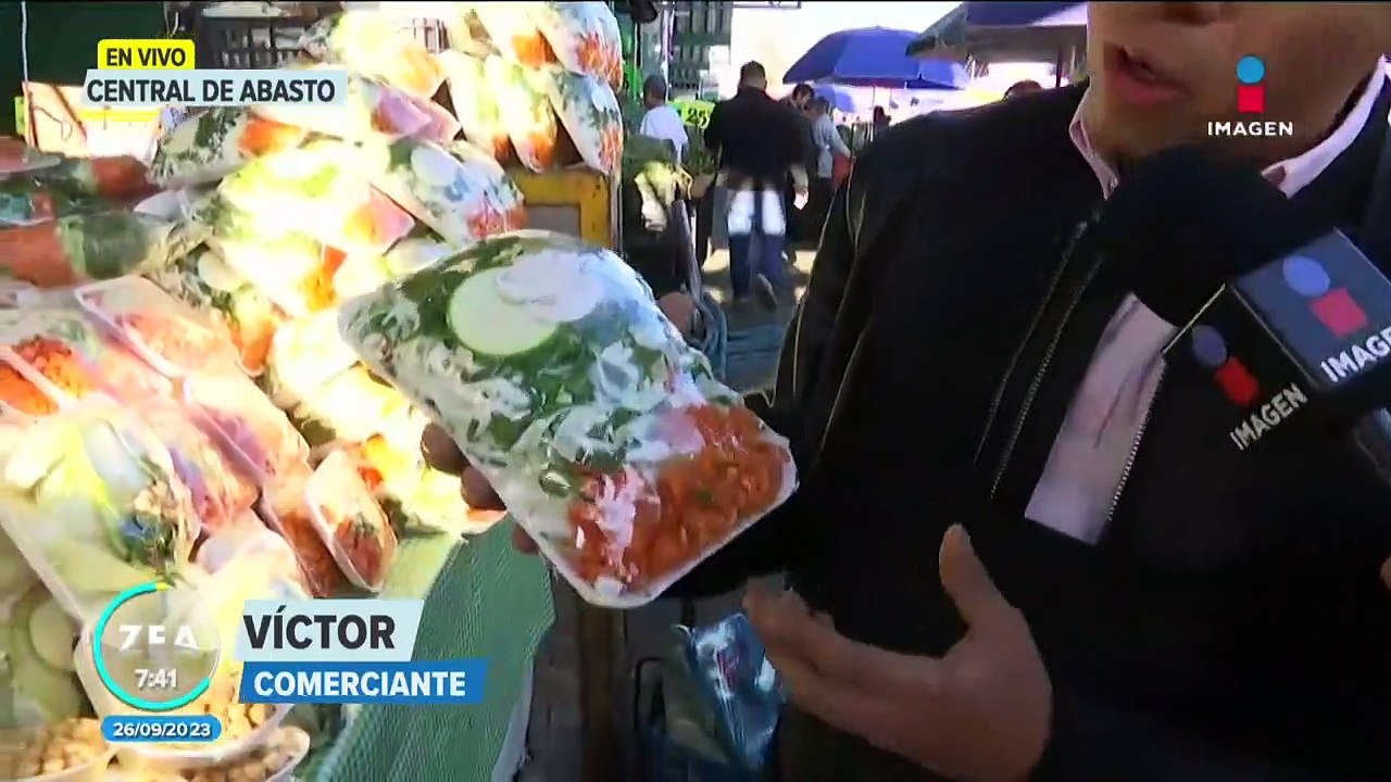 Así el precio de la verdura en charola en la Central de Abasto de la CDMX