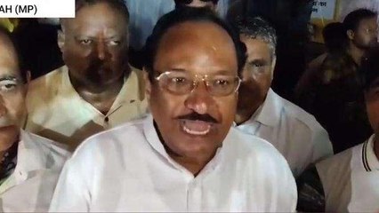 बड़वाह में कांग्रेस की निकली जनआक्रोश यात्रा, झमाझम बारिश ने डाला खलल