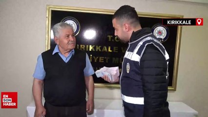 Kırıkkale'de yaşlı adamın 110 bin lirasını çalan şahıs yakalandı