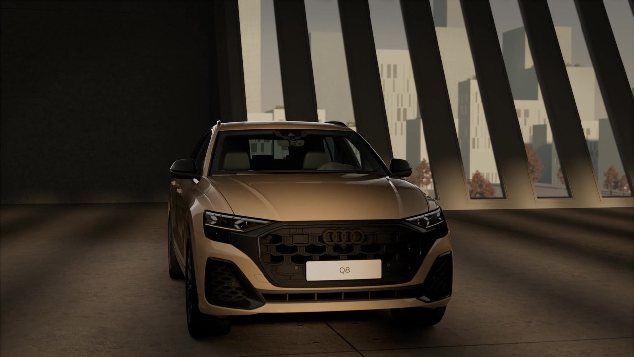 Audi Q8 Lichttechnologien Animation