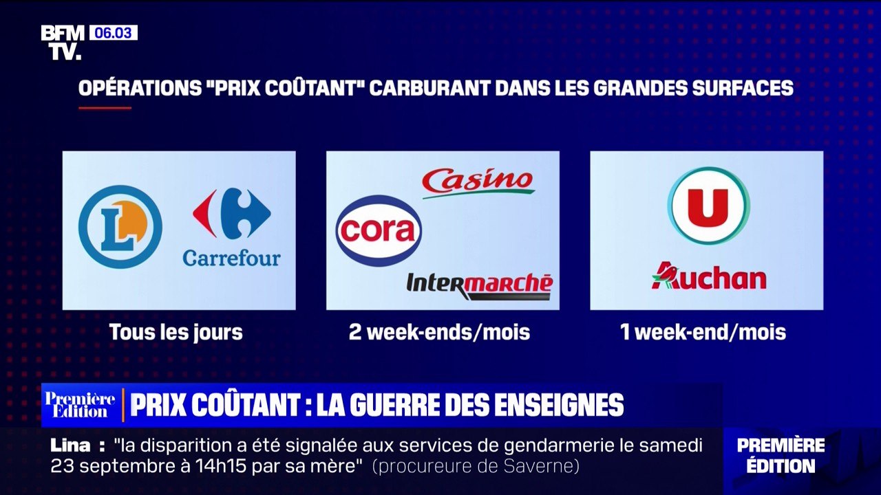 Carrefour, Leclerc, Intermarché... La guerre des enseignes sur le carburant à prix coûtant