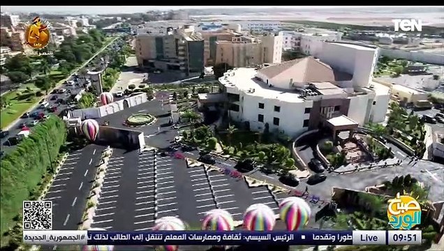 لحظة وصول الرئيس السيسي لمقر الإحتفال بذكرى المولد النبوي الشريف