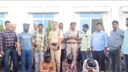 కామారెడ్డి: కరడుగట్టిన నేరస్తుడి అరెస్ట్..50 బైకులు స్వాధీనం