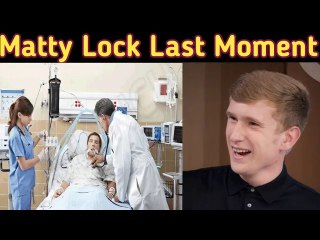 Matty Lock Politician Campaigner and Television Presenter Last Moment || Matty Lock Hospital Video