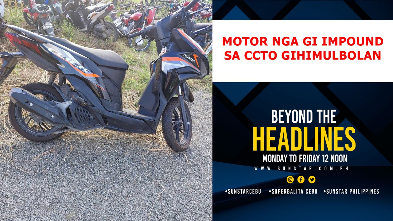 Motor nga gi impound sa CCTO gihimulbolan