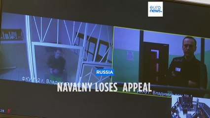 Navalny loses appeal over 19-year prison sentence