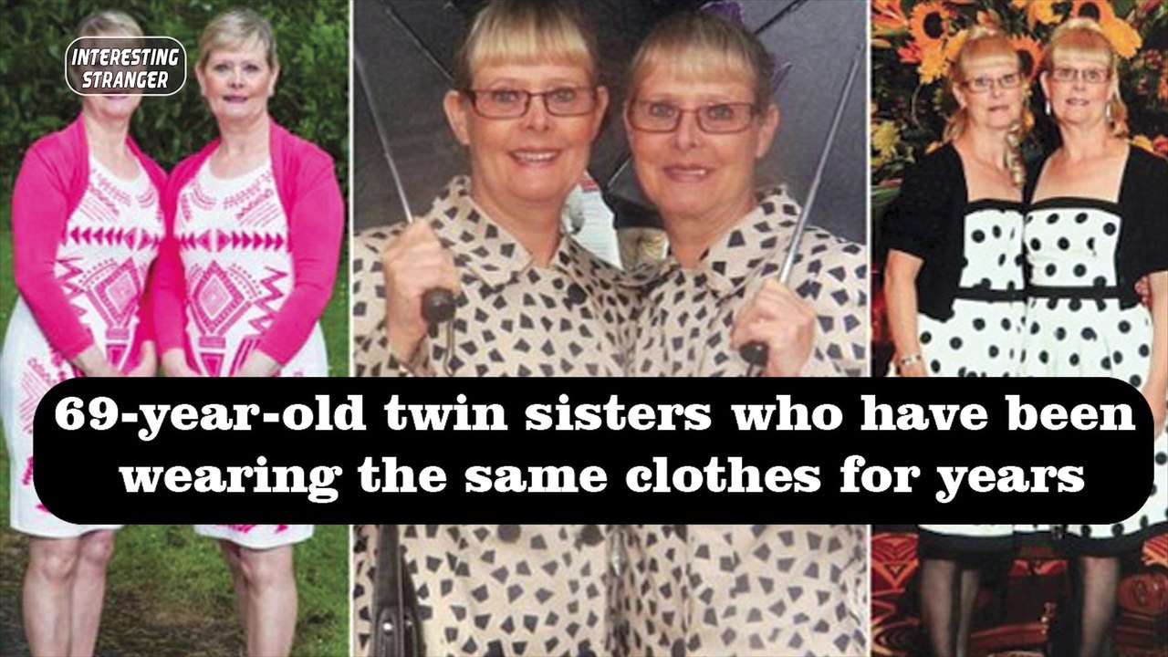 69-year-old twin sisters who have been wearing the same clothes for years @InterestingStranger