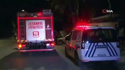 Üsküdar'da kontrolden çıkan araç aydınlatma direğine çarparak durabildi: 1 yaralı