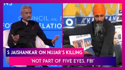 India-Canada Row: ‘Not Part Of Five Eyes, FBI’ S Jaishankar On Hardeep Singh Nijjar’s Killing