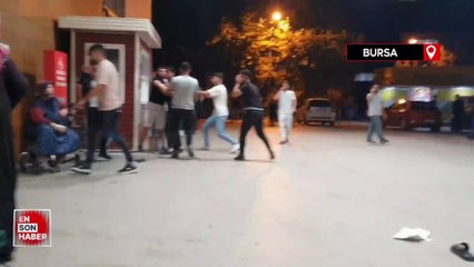 Tedavi için birlikte gittiği hastanede arkadaşını darp etti