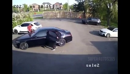 Vol de voiture impressionnant