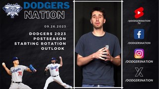 What Will The Dodgers 2023 Postseason Rotation Look Like?