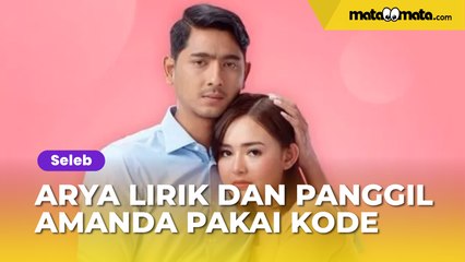 Terciduk! Arya Saloka Lirik dan Panggil Amanda Manopo Pakai Kode Saat Berpapasan di Backstage