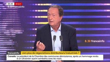 Négociations entre industriels et distributeurs : "On va aller chercher des baisses", assure Michel-Edouard Leclerc, après s'être "fait avoir" sur les prix en 2022-2023