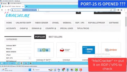 How to check your RDP / VPS are opening PORT-25?