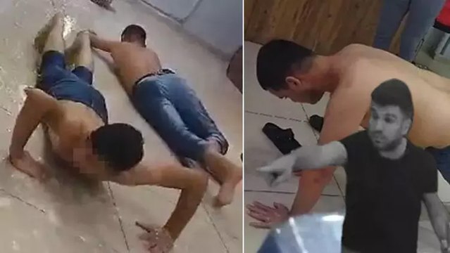 Berber, çıraklarını şınav çektirip, süründürdü!