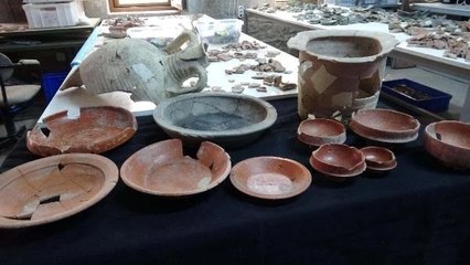 Assos Ören Yeri'nde 1800 yıllık kaplar bulundu