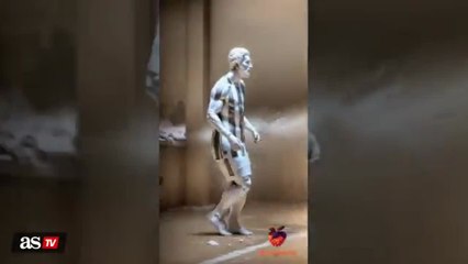 Messi’s goal recreation as a Greek God