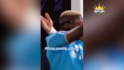 Napoli'den olay olan Osimhen videosu