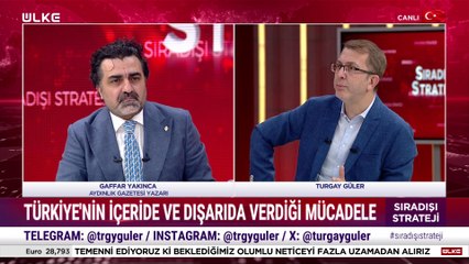 Sıradışı Strateji - Turgay Güler | Gaffar Yakınca |26 Eylül 2023