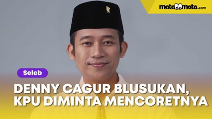 Denny Cagur Santai Blusukan Meski KPU Diminta Coret Namanya karena Promosikan Judi Online