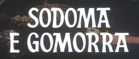 SODOMA E GOMORRA (1962) - Clip: Terremoto