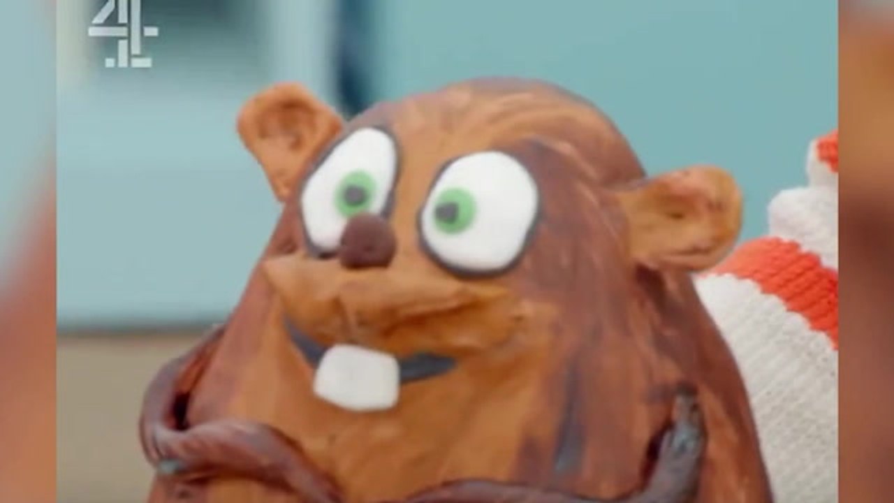 The Great British Bake Off judges struggle to keep a straight face after baker makes beaver cake