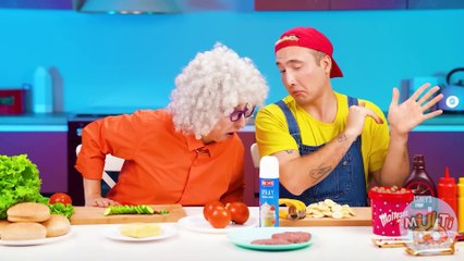 Grandma vs Kitchen Gadgets Easy Secret Hacks and Gadgets on TikTok