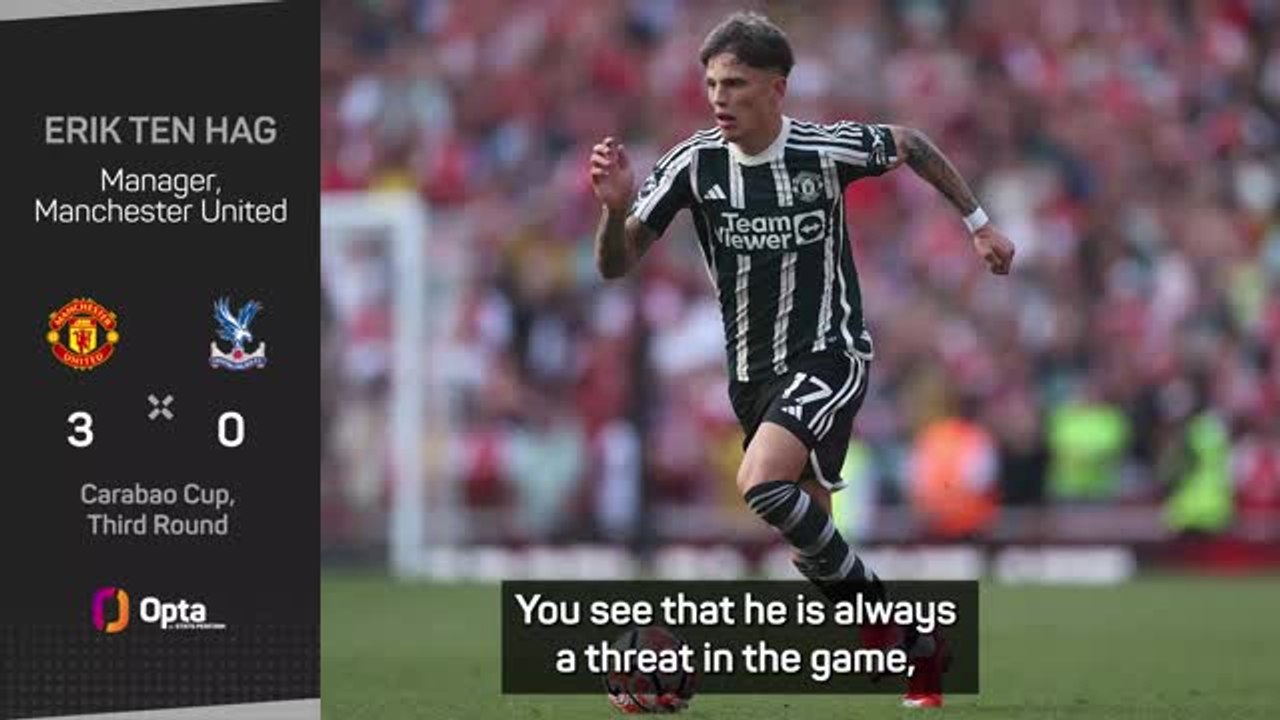 Ten Hag demands more from Garnacho after Carabao Cup win