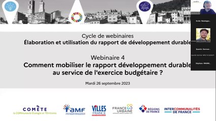 Webinaire Comment mobiliser le RDD au service de l'exercice budgétaire ?  | CGDD