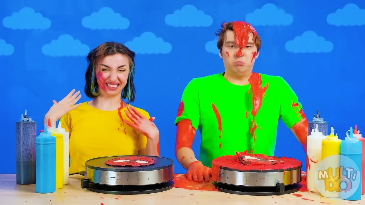 Pancake Art Challenge vs Hamster Pranks video Dailymotion