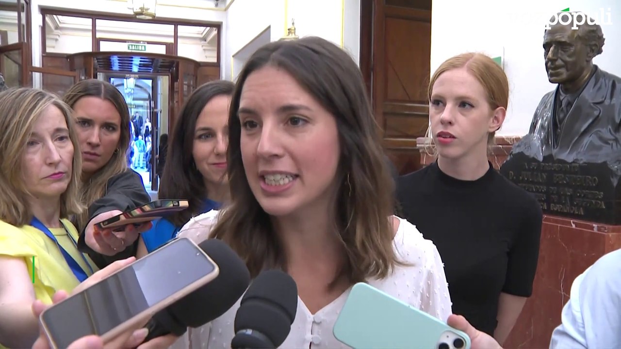 Montero lamenta que Yolanda Díaz no deje que Podemos intervenga en la investidura pese a haberlo pedirlo