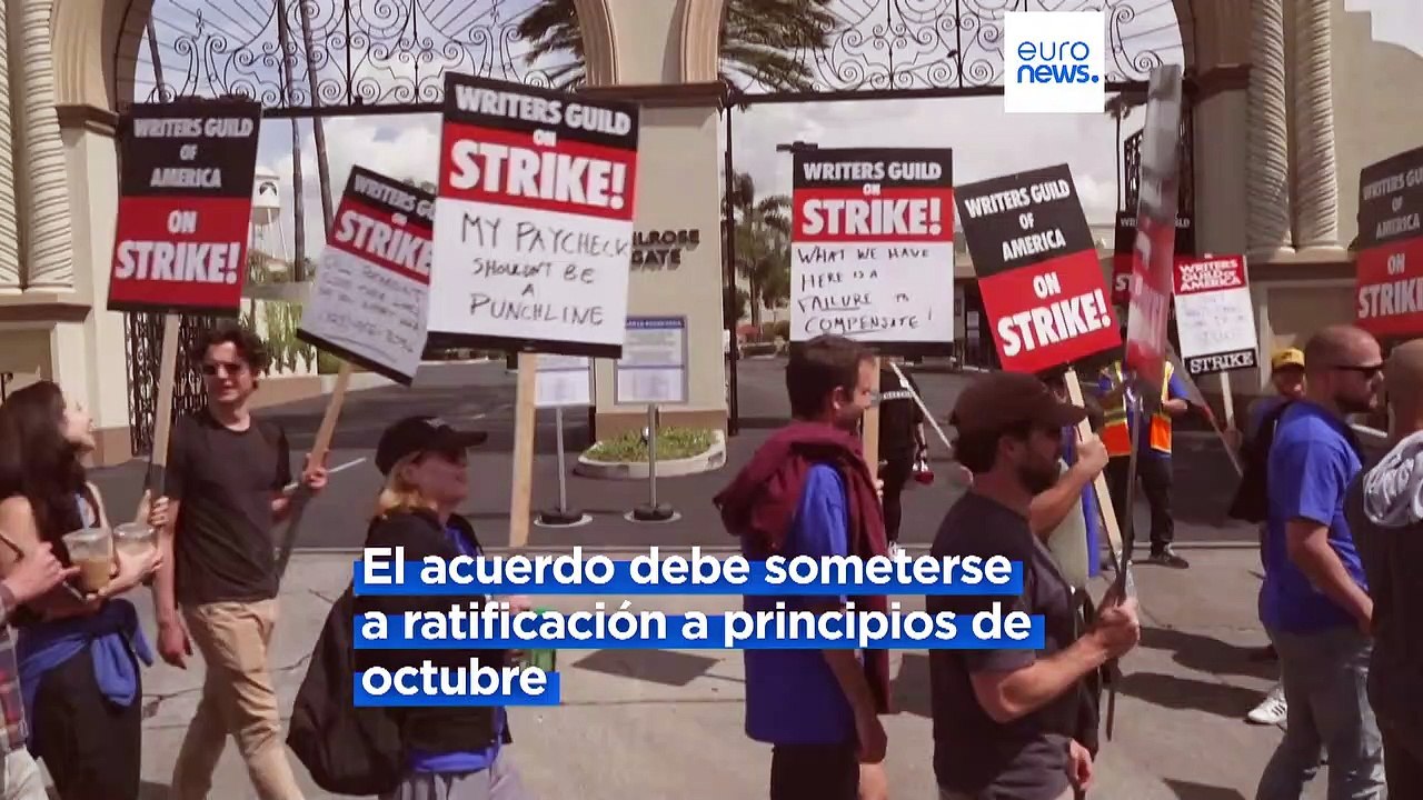 Fin de la huelga de los guionistas tras alcanzar un acuerdo con los estudios de Hollywood