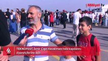 İzmirliler TEKNOFEST'e kavuştu: 'Tüylerim diken diken oldu'