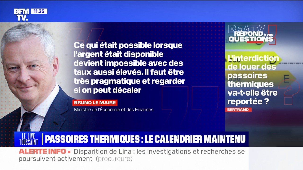 L'interdiction de louer des passoires thermiques va-t-elle être reportée? BFMTV répond à vos questions