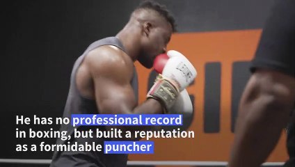 Mike Tyson trains MMA star Ngannou ahead of fight with Fury
